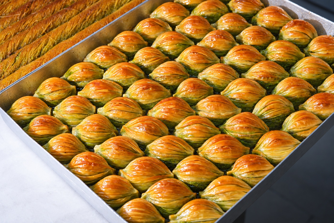 Midye baklava tepsisi